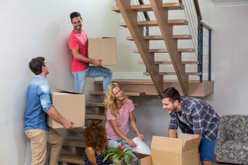 Movers helping a resident relocate in Earls Court