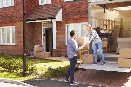 Local removals team helping with a move in Earls Court