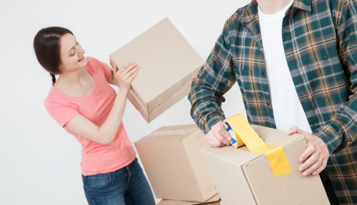 Flat move with furniture protection in Earls Court