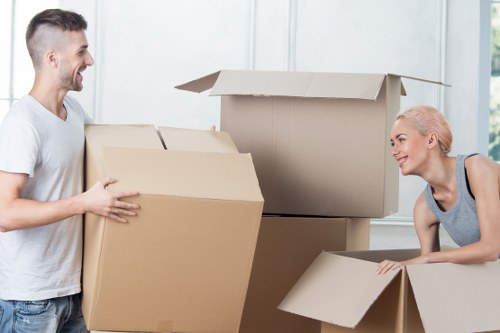 Furniture and box transport using a removal van in Earls Court