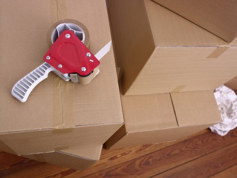 Careful handling of household items during a West London move