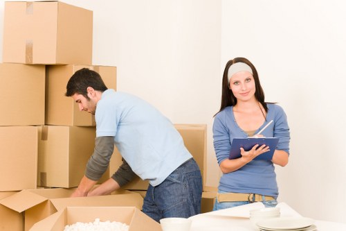 Preparation checklist and moving supplies for an Earls Court move